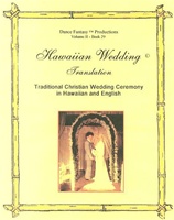 Hawaiian Wedding Booklet