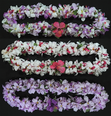 DENDROBIUM ORCHID POEPOE LEI - Assorted Colors