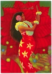 HIBISCUS HULA DELUXE CARDS/12