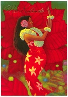 HIBISCUS HULA DELUXE CARDS/12