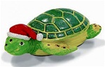 HOLIDAY HONU RESIN ORNAMENT