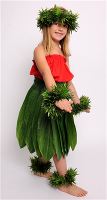 CHILD DELUXE SILK TI LEAF SKIRT