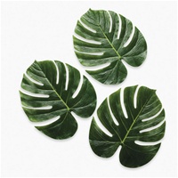 GIANT POLYSILK MONSTERA LEAVES / Pack of 12