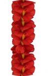 RED HIBISCUS LEIS / 12