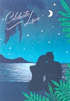 DELUXE CELEBRATE LOVE COUPLE ART CARD