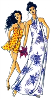 PATTERN-PAREAU SARONG DRESS