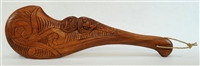 MAORI 16" PATU HAND CARVED WOODEN CEREMONIAL WEAPON