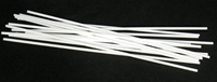 18" LONG WHITE STRAWS / 2800-CASE