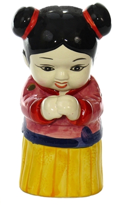 CHINA MANDARIN GIRL CERAMIC MUG - CASE OF 36
