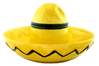 MEXICAN SOMBERO CERAMIC CHIP & DIP BOWL