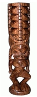 8" HAND CARVED WOOD KANE TIKI STATUE