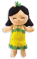 PLUSH PINEAPPLE PRINCESS DOLL