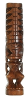 16" HAND CARVED WOOD KANE TIKI STATUE