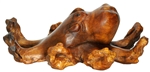 HAND CARVED WOOD HE'E OCTOPUS
