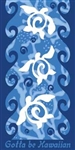 BLUE HONU TURTLE BEACH TOWEL