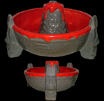 LARGE DREI MOAI SCORPION VOLCANO BOWL