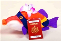 HAWAIIAN HUMU FISH PLUSH COLLECTIBLE TOY