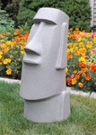 LARGE 28" INDOOR OUTDOOR EASTER ISLAND MOAI TIKI STATUE