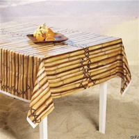 PLASTIC BAMBOO TABLE COVER