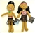 16" MAORI BOY & GIRL DOLLS - SET OF 2