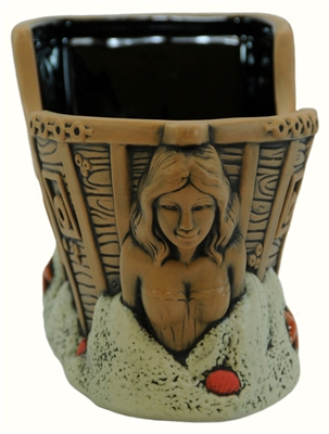 THE SHIP AND THE SIREN BOAT TIKI MUG