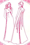 VINTAGE EMPIRE WATERFALL BACK DRESS PATTERN - Sizes 8-18 - Pacifica 3079