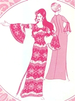 VINTAGE UNCUT HOLOMU DRESS PATTERN - SIZE 12 - Pacifica 3014