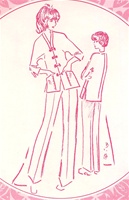 VINTAGE UNCUT ASIAN TEATIMER PATTERN - SIZE 10 - Pacifica 1037