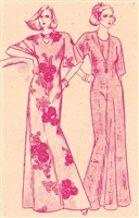 VINTAGE UNCUT MUUMUU DRESS PATTERN - ALL SIZES - Pacifica 3200
