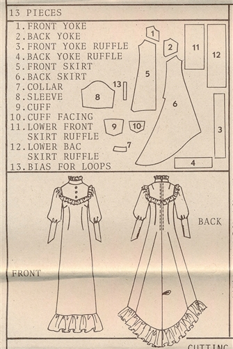 VINTAGE UNCUT HOLOKU WEDDING DRESS PATTERN - SIZES 8/12/16 - Pauloa 2004B