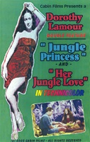 JUNGLE PRINCESS / HER JUNGLE LOVE DVD Double Feature MOVIE