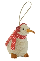 Xmasサンタ帽子動物2個マオリブラシ木製Kiwi BirdXmasオーナメント Hawaiian Christmas Ornaments and Decor