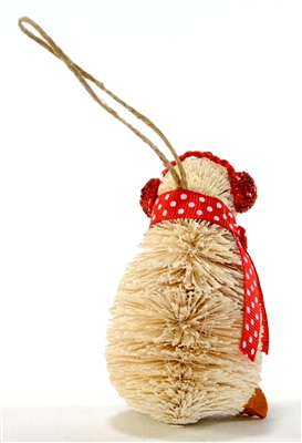 NEW ZEALAND MAORI KIWI BIRD SANTA CLAUS ORNAMENT